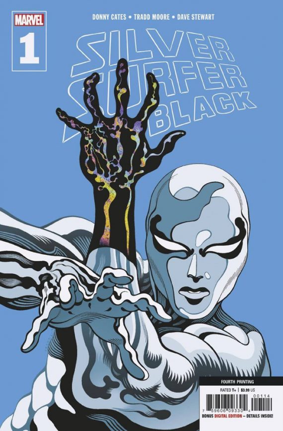 Silver Surfer Black #1 (4th Printing Moore Variant)