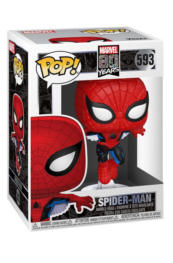 Marvel 80th Anniversary Pop! Vinyl Figure First Appearance Spider-Man Box