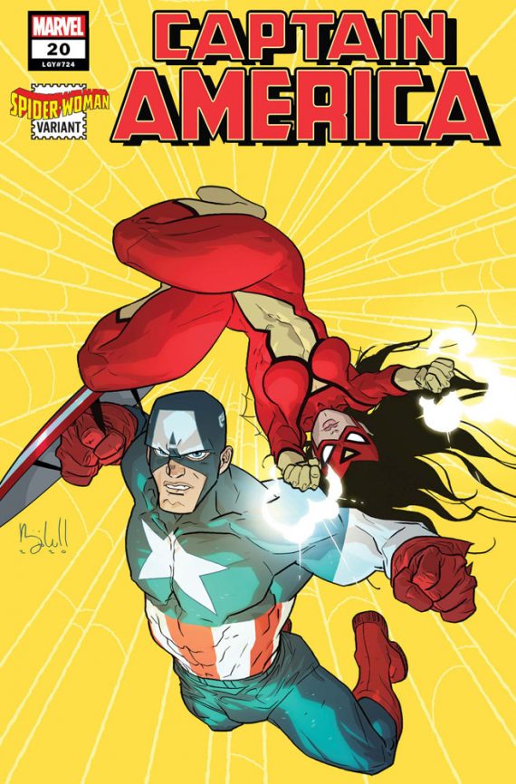 Captain America #20 (Caldwell Spider-Woman Variant)