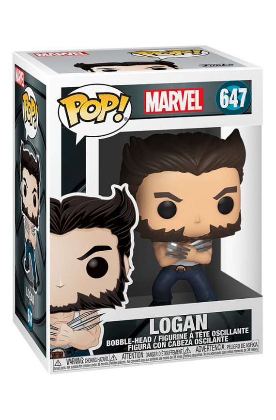 X-Men 20th Anniversary Pop! Vinyl Bobblehead Wolverine In Tank Top Box