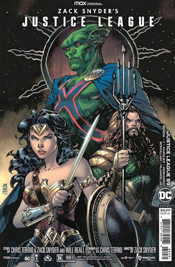 Justice League #59 (Snyder Cut Jim Lee Card Stock Variant) Cover