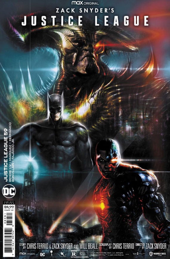 Justice League #59 (Snyder Cut Liam Sharp Card Stock Variant) Cover