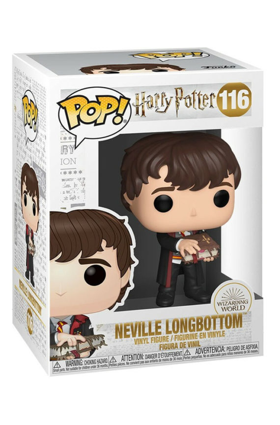 Harry Potter Pop! Vinyl Figure Neville With Monster Book Box