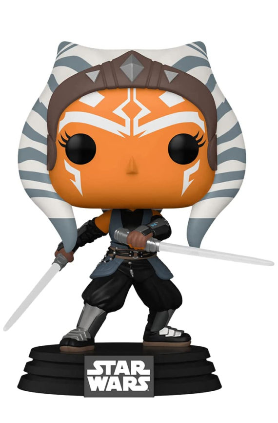 Star Wars The Mandalorian Pop! Vinyl Figure Ahsoka With Lightsabers