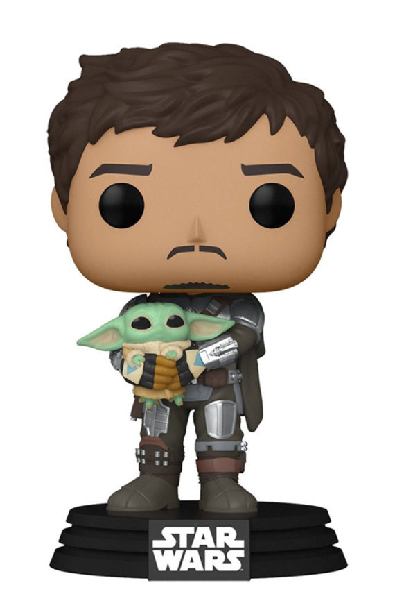 Star Wars The Mandalorian Pop! Vinyl Figure The Mandalorian With Grogu