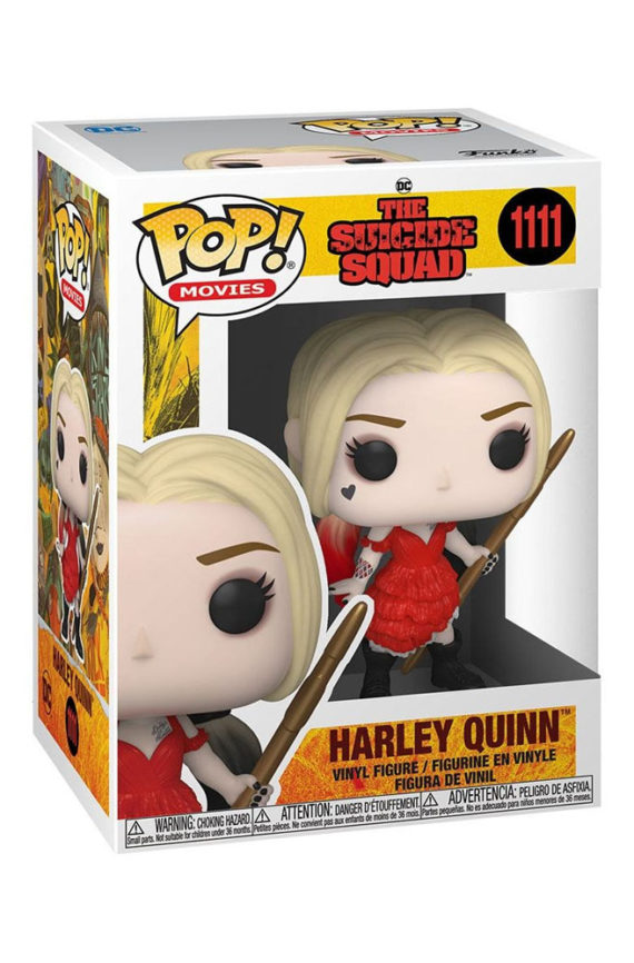 The Suicide Squad Pop Vinyl Figure Harley Quinn In Dress Box