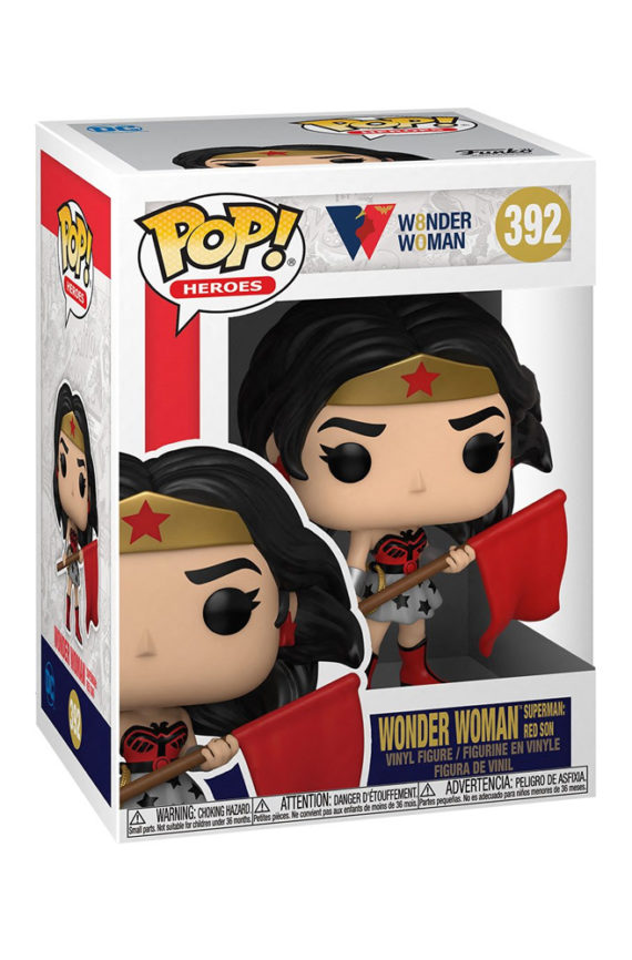 Wonder Woman 80th Anniversary Pop! Vinyl Figure (Superman Red Son) Box
