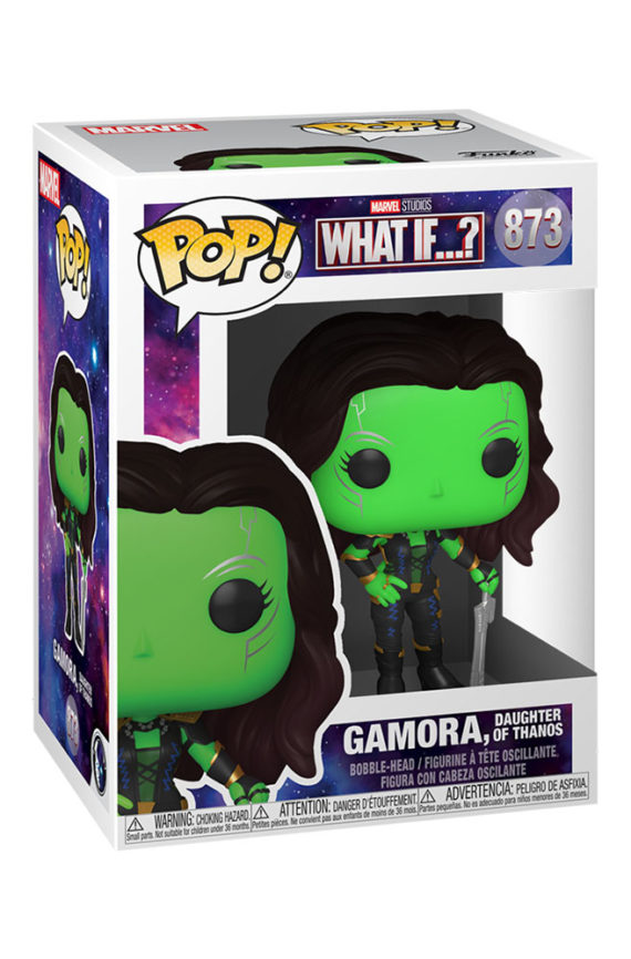 Marvel What If Pop! Vinyl Figure Gamora, Daughter of Thanos Box