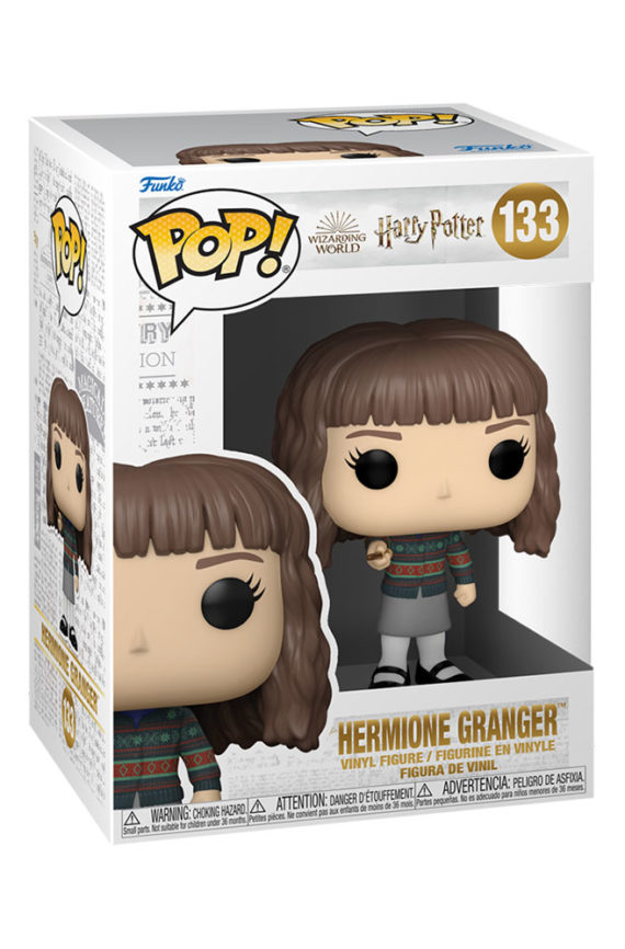 Harry Potter Pop Vinyl Figure Hermione (With Wand) Box