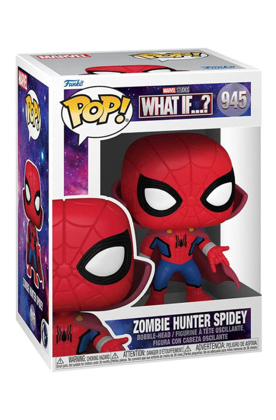 Marvel What If Pop Vinyl Figure Zombie Hunter Spidey Box