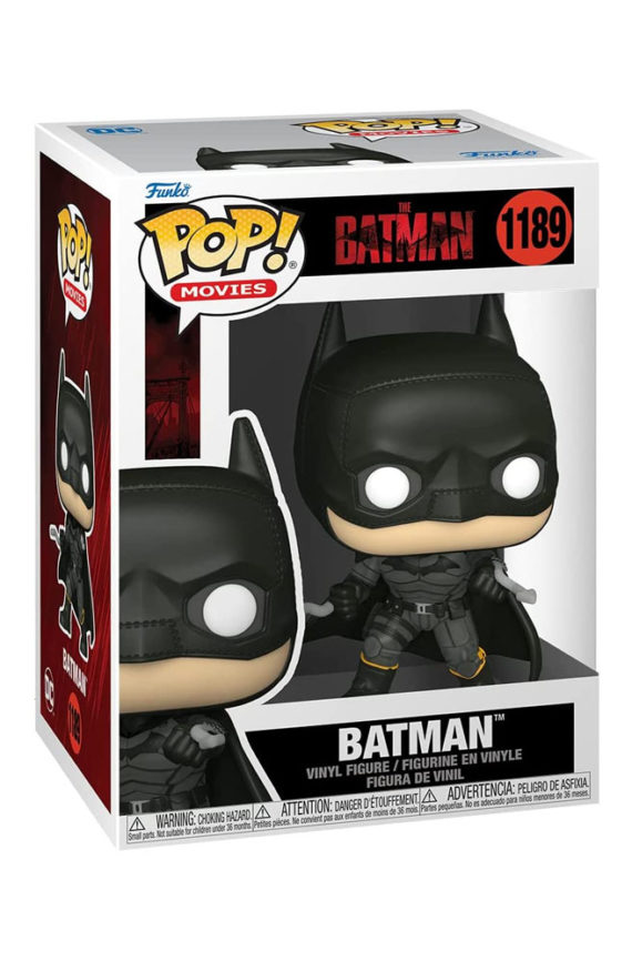 The Batman Pop Vinyl Figure Battle Ready Batman Box