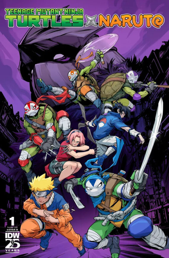 Teenage Mutant Ninja Turtles X Naruto #1 (Cover B Prasetya)