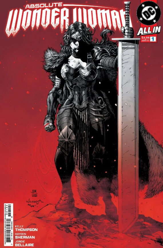 Absolute Wonder Woman #1 (4th Printing Cover A Jim Lee)