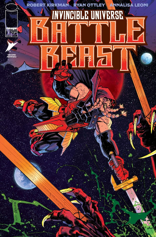 Invincible Universe Battle Beast #1 (2nd Printing Cover A Ryan Ottley)